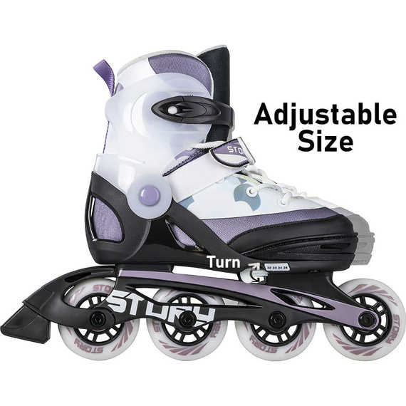 Rolki regulowane Story Crony Adjustable Inline Skates Biały