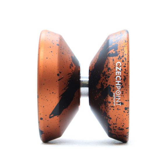 Yoyo dla zaawansowanych YoYoFactory Czech Point Pivot Pomarańczowo-Czarny