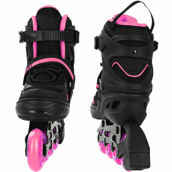 Rolki regulowane Story Fusion Adjustable Inline Skates Różowy