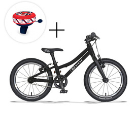 Superlekki rower dla dzieci KUbikes 16s czarny
