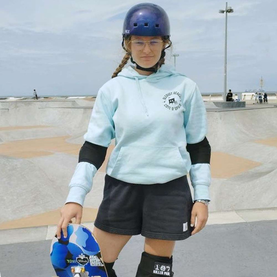 Kask Na Deskorolkę Hulajnogę NKX Brain Saver Saver Tęczowy