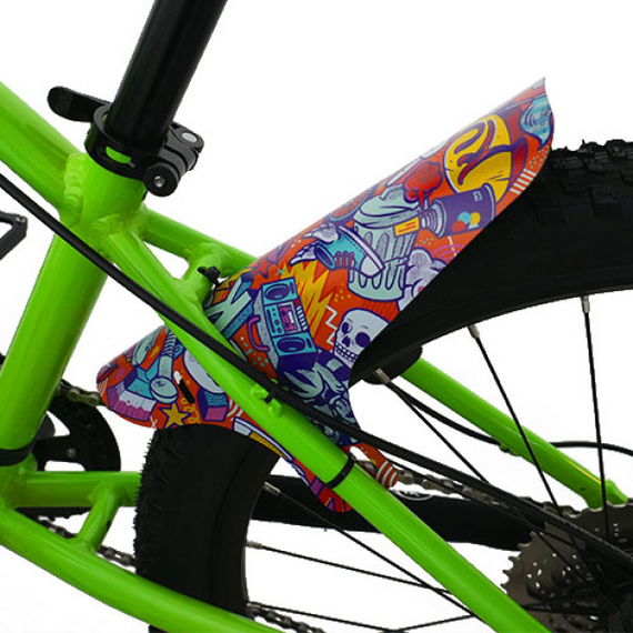 Błotniki do rowerów KUbikes DISC z hamulcami tarczowymi KUbikes Mudguards Komiks