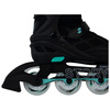 Rolki regulowane Story Midnight Adjustable Inline Skates Czarno-Miętowy LED