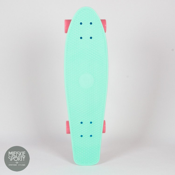 Big Fish Skateboards Summer Green/ Silver/ Summer Pink