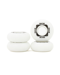 Kółka do rolek agresywnych Echo Flow Aggressive Wheels Biało-Czarny 60 mm 90A