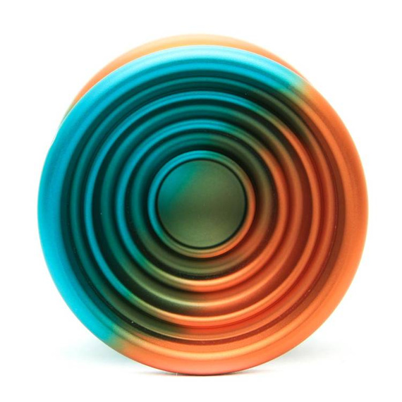 Yoyo Metalowe YoYoFactory Bullseye Orange Teal Fade