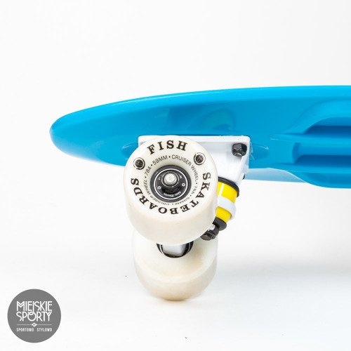 Fish skateboards  Blue / White / Blue