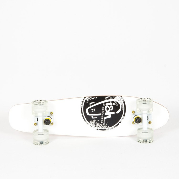 Fish skateboards Wood Fish White Logo/White/White
