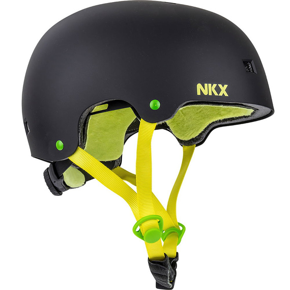 Kask Na Deskorolkę Hulajnogę NKX Brain Saver Saver Rasta Żółty