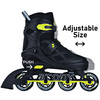 Rolki regulowane Story Midnight Adjustable Inline Skates Czarno-Żółty