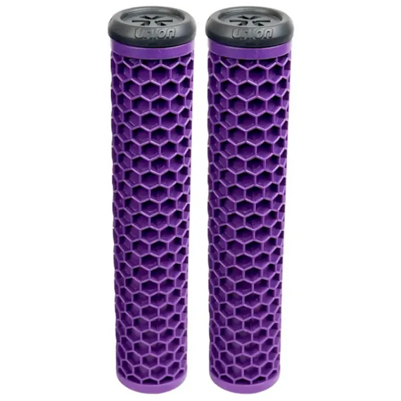Gripy Rączki do Hulajnogi Wyczynowej Union Honeycomb Soft Grips Fioletowy 155 mm
