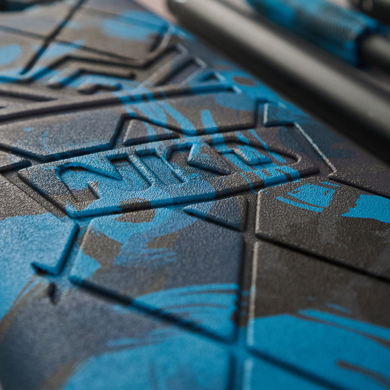 Hulajnoga wyczynowa na trampolinę NKD PRO 7.5" Trampoline Scooter Czarno-Niebieski Army wys. 60-90 cm