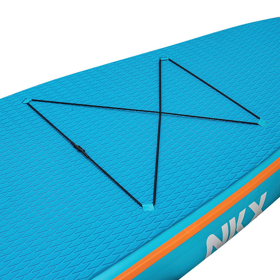 Deska turystyczna SUP pompowana pneumatyczna NKX Windsurf Niebiesko-Pomarańczowy 9'6