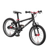 Superlekki rower dla dzieci KUbikes 16L Czarno-Czerwony
