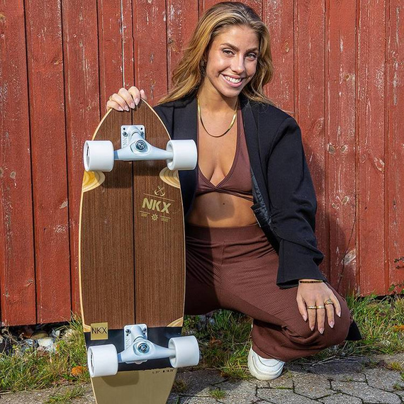 Surfskate Deskorolka do Surfingu NKX Maverick Gold 31"