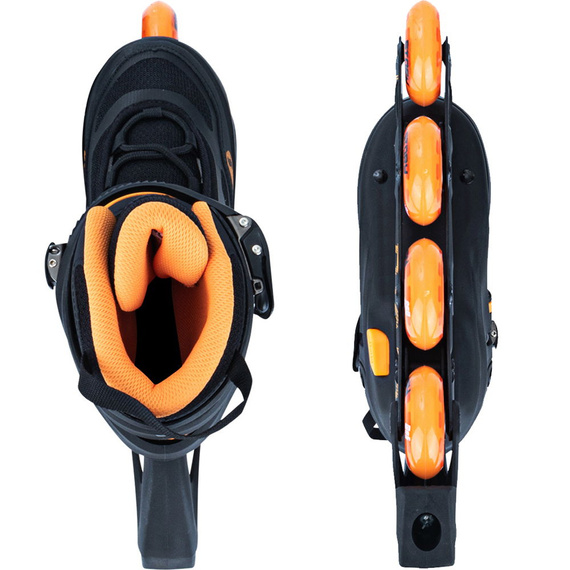 Rolki regulowane Story Fusion Adjustable Inline Skates Pomarańczowy