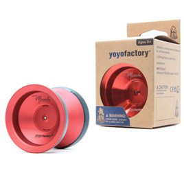 Yoyo dla zaawansowanych YoYoFactory Miracle Monometal Czerwono-Czarny (Bi-Metal Styling)