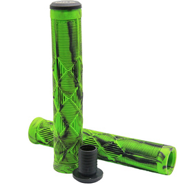 Gripy Rączki do Hulajnogi Wyczynowej NKD Fuel Stunt Scooter Grips Czarno-Zielony 165 mm