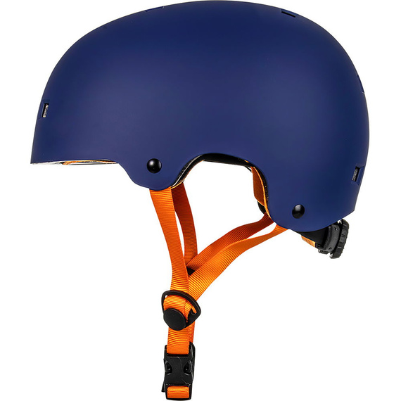 Kask Na Deskorolkę Hulajnogę NKX Brain Saver Granatowo-Pomarańczowy