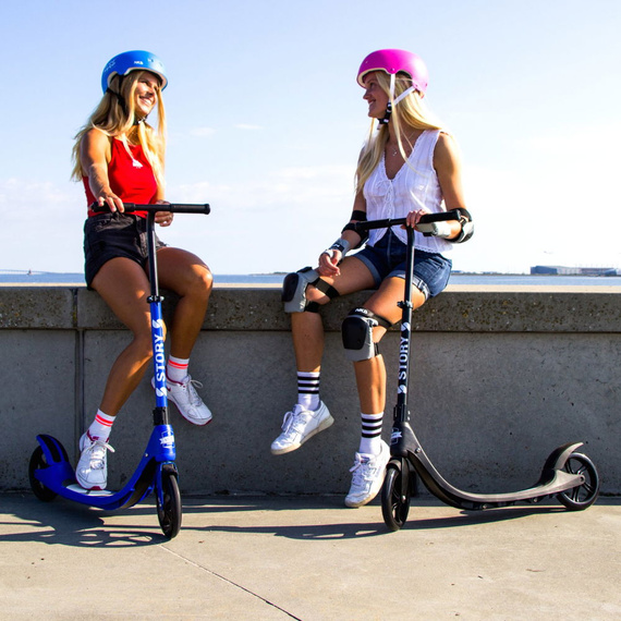 Kask Na Deskorolkę Hulajnogę NKX Brain Saver Niebieski Ride Hard