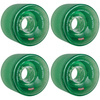 Kółka do deskorolki cruiser i longboardu GLOBE Conical Cruiser Wheels Clear Forest Zielony 65 mm 