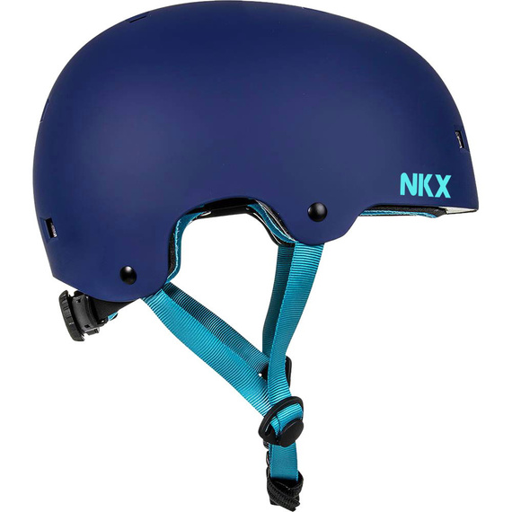 Kask Na Deskorolkę Hulajnogę NKX Brain Saver Granatowo-Miętowy