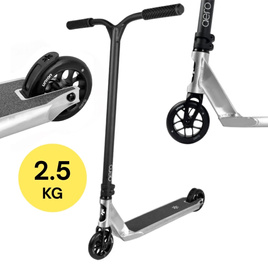 Hulajnoga Wyczynowa Union Aero S Scooter Czarno-Srebrny wys. 80 cm