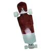 Longboard do carvingu NKX City Action Zielono-Brązowy 99 cm