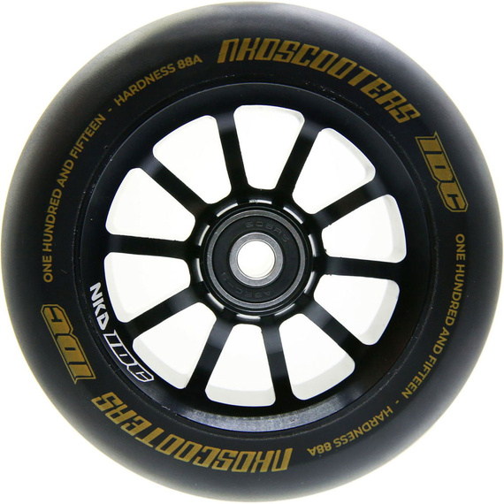 Koła do Hulajnogi NKD IDC Stunt Scooter Wheels Czarno-Żółty 115 mm