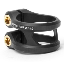 Zacisk Ethic Sylphe Double Clamp Czarny 34,9 mm