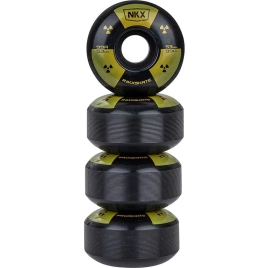 Kółka do deskorolki NKX Candy Series Toxic Czarno-Żółty 53 mm 99A