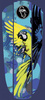 Vlepka Fish Skateboards Parrot Blue