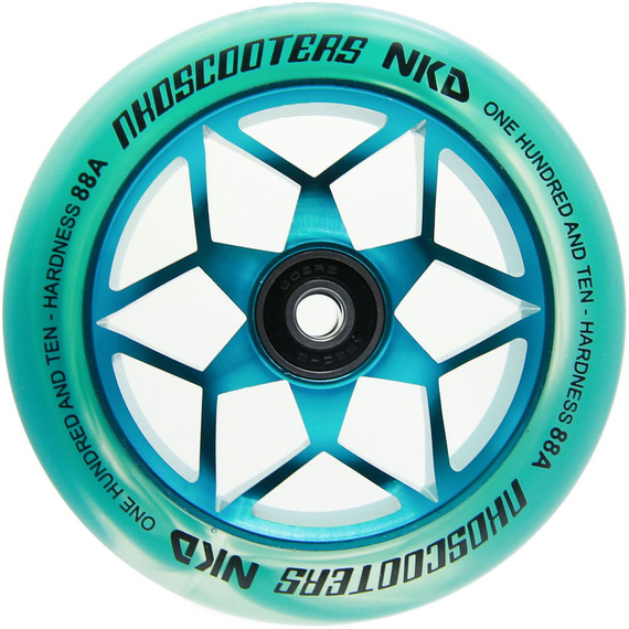 Koła do Hulajnogi NKD Goat Stunt Scooter Wheels Turkusowy 110 mm
