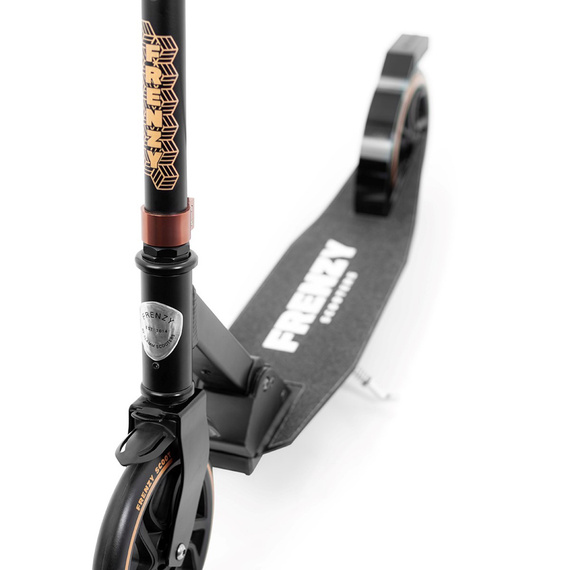 Hulajnoga Miejska Rekreacyjna Frenzy 205 mm Dual Brake V4 Recreational Scooter Czarny 