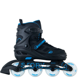Rolki regulowane Story Fusion Adjustable Inline Skates Niebieski LED