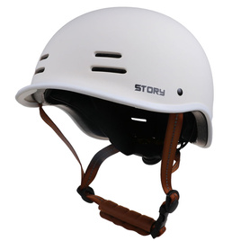 Kask Story Retro Certified Helmet Biały