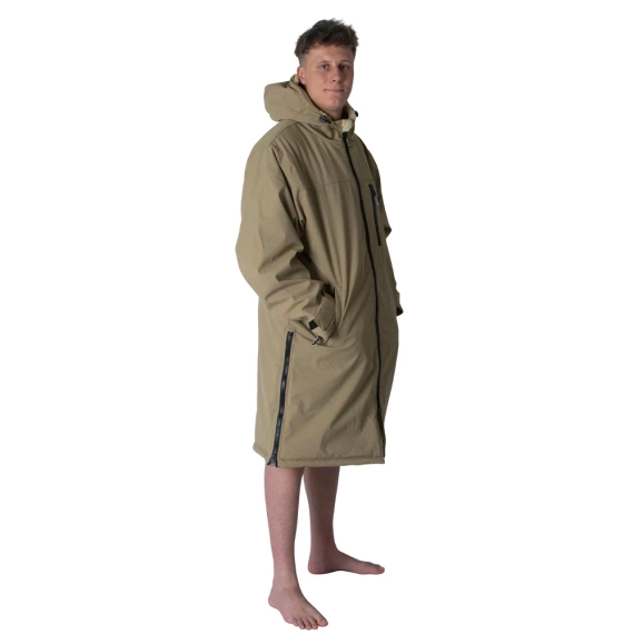 Poncho Ponczo Kurtka Story Change Robe Brązowy