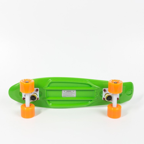 Fish skateboards GREEN/WHITE/ORANGE