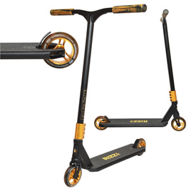 Hulajnoga Wyczynowa NKD RIZZ Stunt Scooter Czarno-Złoty 88 cm
