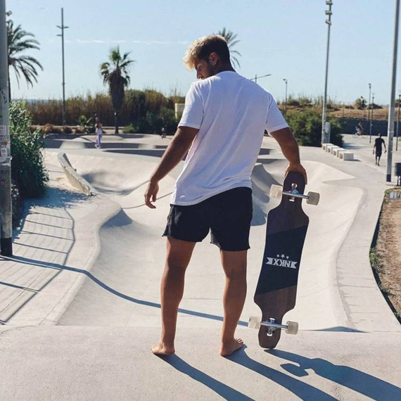 Longboard na początek NKX Fearless Niebieski z Klonu Kanadyjskiego 101 cm