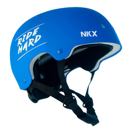 Kask Na Deskorolkę Hulajnogę NKX Brain Saver Niebieski Ride Hard