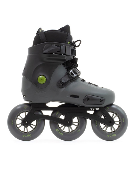 Rolki trójkołowe Echo Sonar 3 Wheel Freeskates Czarny
