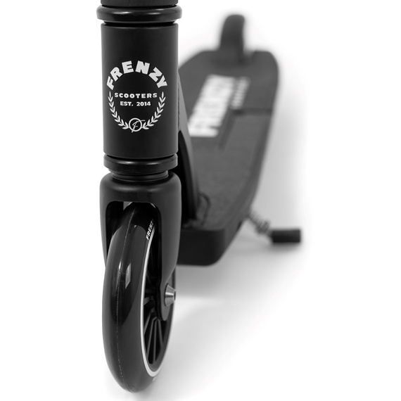 Hulajnoga Miejska Rekreacyjna Frenzy Flex Recreational Scooter Czarno-Srebrny 120 mm