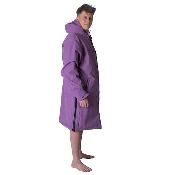 Poncho Ponczo Kurtka Story Change Robe Baby Purple Jeżynowy