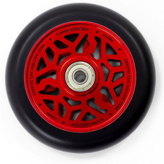 Koło do hulajnogi SLAMM Cryptic Hollow Core Czerwony 110mm