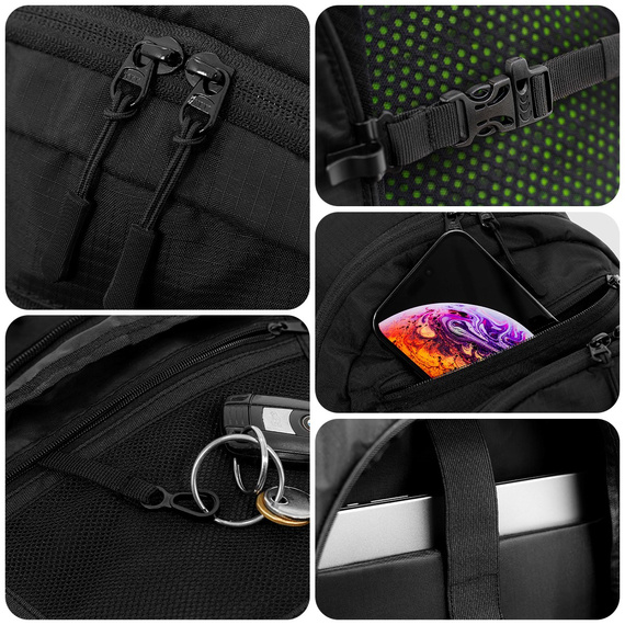 Plecak REKD Energy Guardian Czarny 18 L