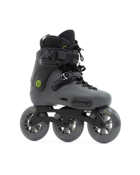 Rolki trójkołowe Echo Sonar 3 Wheel Freeskates Czarny