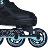 Rolki regulowane Story Midnight Adjustable Inline Skates Czarno-Miętowy