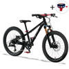 Superlekki rower dla dzieci KUbikes 20S DISC Czarno-Czerwony