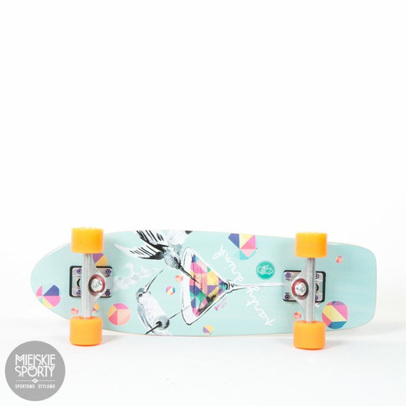 Shortboard Fish Skateboards Party Orange